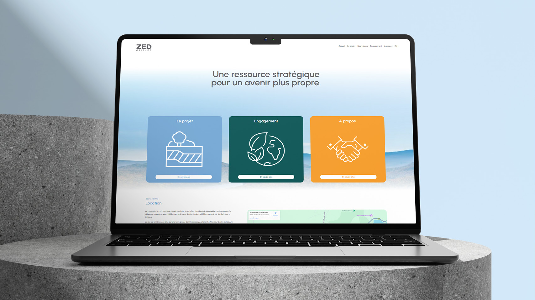 Zed Graphite Site Web